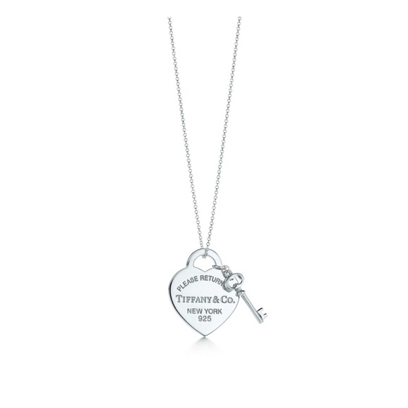 Return to Tiffany Heart Tag with Key Pendant - Picture 4 of 5